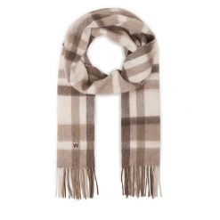 Szalik Weekend Max Mara. Brązowe szaliki damskie Weekend Max Mara, bez wzorów. Za 879.99 zł.