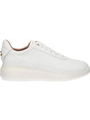 Geox Skórzane sneakersy "Rubidia" w kolorze białym rozmiar: 36,5. Białe obuwie sportowe damskie Geox, bez zapięcia. Za 215.21 zł.
