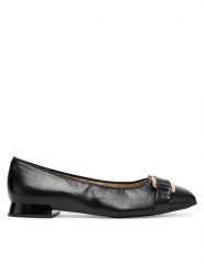 Caprice Baleriny 9-22101-45 Czarny. Czarne balerinki damskie Caprice, bez wzorów, ze skóry. Za 206.99 zł.