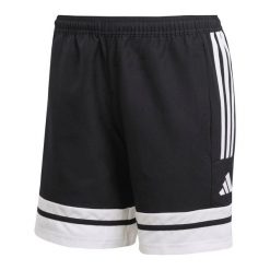Spodenki damskie adidas Squadra Downtime. Czarne spodenki sportowe damskie Adidas, l, bez wzorów, z materiału, do piłki nożnej. Za 88.99 zł.