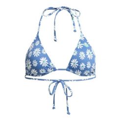 Trójkątny stanik bikini dla Kobiety PRINTED ESSENTIALS TIKI TRI Niebieski. Niebieskie bikini Roxy, bez wzorów, z elastanu. Za 129.99 zł.