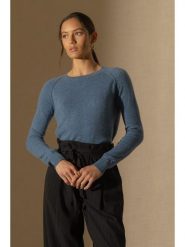 Perfect Cashmere Kaszmirowy sweter w kolorze niebieskim rozmiar: M. Niebieskie swetry klasyczne damskie Perfect Cashmere, m, z kaszmiru, bez kołnierzyka. Za 347.99 zł.