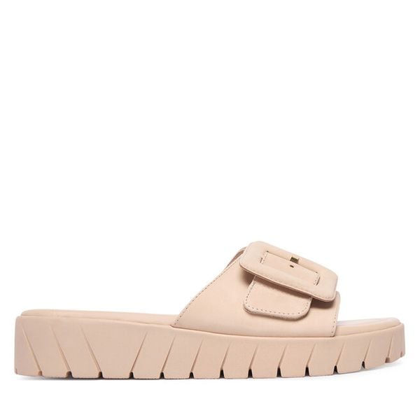 Klapki Tamaris. Białe klapki damskie Tamaris, bez wzorów, bez obcasa, bez zapięcia. Za 299.99 zł.
