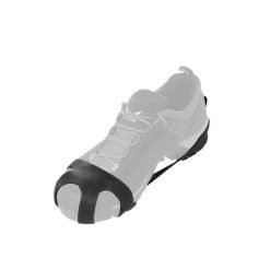 Nakładki antypoślizgowe na buty VI.6+ City Traxion L 41-44. Czarne obuwie trekkingowe damskie bez zapięcia. Za 69.90 zł.