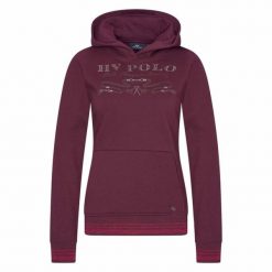 Bluza damska z kapturem HV Polo Ariel. Czerwone bluzy damskie HV POLO, s, z aplikacjami, z kapturem. Za 449.00 zł.