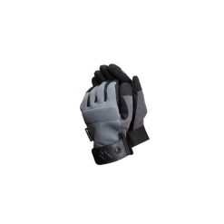 Rękawice ochronne Ferrata II Gatunek. Czarne rękawiczki damskie VOLVEN, bez wzorów. Za 99.99 zł.