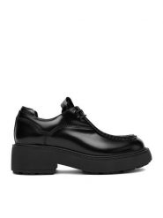 Gino Rossi Półbuty EO-EVI-30309 Czarny. Czarne półbuty damskie Gino Rossi, bez wzorów, ze skóry, bez obcasa, na płaskiej podeszwie, bez zapięcia. Za 229.99 zł.
