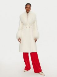 YES LONDON Płaszcz zimowy CD1202/MONGOLIA Écru Regular Fit. Płaszcze damskie YES LONDON, na zimę, bez wzorów, z syntetyku, bez kaptura. Za 3,239.00 zł.