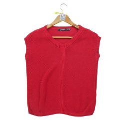 Second life - Kobaltowy sweter dla kobiet - Stan dobry. Czerwone golfy damskie Ralph Lauren, bez kołnierzyka. Za 85.16 zł.