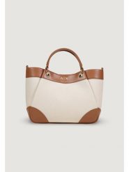Armani Exchange Torebka SHOPPING BAG Beżowy. Brązowe listonoszki damskie Armani Exchange, bez wzorów, bez dodatków. Za 759.99 zł.