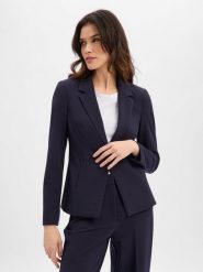 Comma bluza w stylu marynarki Kobiety Sztuczne włókno niebieski, 36. Niebieskie bluzy damskie comma, s, bez wzorów, z włókna, bez kaptura. Za 579.95 zł.