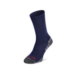 Skarpety trekkingowe Bridgedale Explorer Heavy Merino P Boot. Niebieskie skarpetki damskie Bridgedale, bez wzorów, z elastanu. Za 89.99 zł.