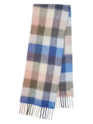 Becksöndergaard Wełniany szal "Check Anilopa" ze wzorem - 200 x 35 cm rozmiar: onesize. Szaliki damskie Becksöndergaard, bez wzorów, z materiału. Za 180.49 zł.