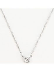 DIAMANTA Złoty naszyjnik "Solitaire" z diamentem - dł. 42 cm rozmiar: onesize. Białe naszyjniki damskie DIAMANTA, z diamentem, złote. Za 1,032.28 zł.