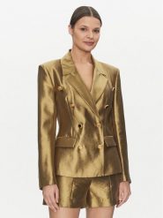 Marciano Guess Marynarka 5GGN20 7312A Złoty Regular Fit. Żółte marynarki i żakiety damskie Marciano Guess, z aplikacjami, z wiskozy. Za 1,129.00 zł.