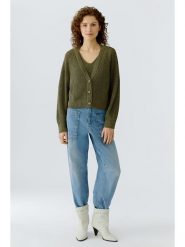 Oui Kardigan w kolorze khaki rozmiar: 38. Brązowe kardigany damskie Oui, bez wzorów. Za 154.07 zł.