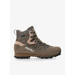 Buty GORE TEX damskie AKU Trekker Lite III GTX. Brązowe obuwie trekkingowe damskie Aku, z gore-texu, bez zapięcia. Za 1,050.49 zł.