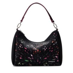 Torebka Desigual. Czarne torebki klasyczne damskie Desigual, bez dodatków. Za 199.99 zł.