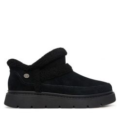 Śniegowce Skechers. Czarne śniegowce damskie Skechers. Za 339.99 zł.