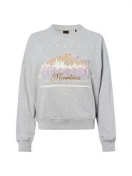 BOSS Orange Bluza - Eland Kobiety Bawełna szary, XS. Pomarańczowe bluzy damskie BOSS Orange, xs, bez wzorów, z bawełny, bez kaptura. Za 329.95 zł.