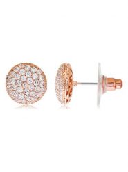 U.S. Polo Assn. Pozłacane kolczyki-wkrętki z kryształami rozmiar: onesize. Białe kolczyki damskie U.S. Polo Assn., z kryształem, metalowe. Za 85.45 zł.