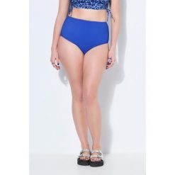 Damskie Figi od bikini figi wysoki stan. Niebieskie bikini Ulla Popken, bez wzorów, z elastanu. Za 99.99 zł.