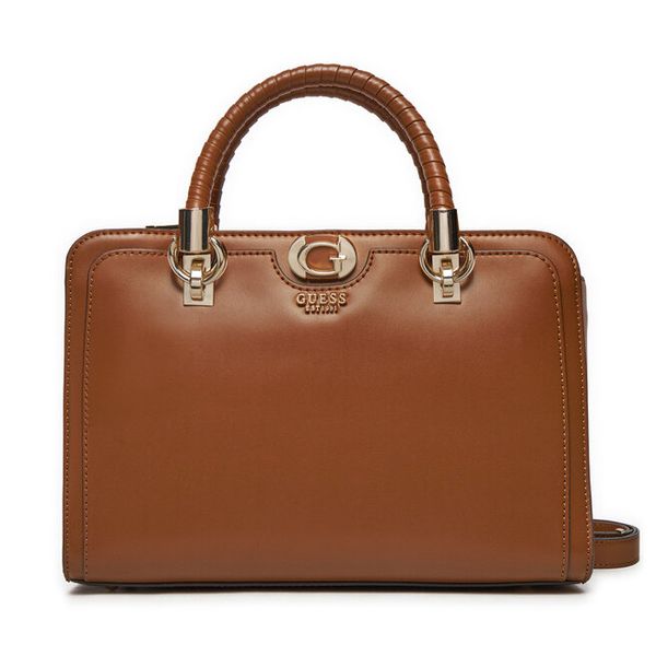 Torebka Guess. Brązowe torebki klasyczne damskie Guess, bez dodatków. Za 349.99 zł.