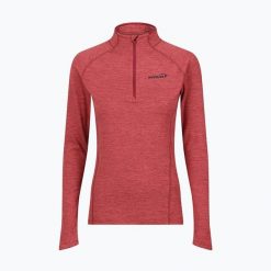 Bluza do biegania damska Inov-8 Train Elite Mid Half Zip. Czerwone bluzy damskie Inov-8, bez wzorów, z elastanu, bez kaptura. Za 299.99 zł.