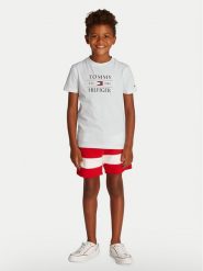 Tommy Hilfiger T-Shirt KB0KB09538 D Biały Regular Fit. Białe t-shirty i koszulki chłopięce Tommy Hilfiger, bez wzorów, z bawełny, bez kołnierzyka, bez ramiączek. Za 69.99 zł.