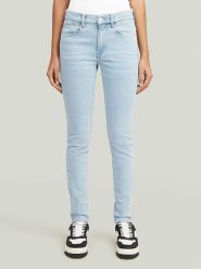 G-Star Dżinsy "Lhana" - Skinny fit - w kolorze błękitnym rozmiar: W32/L32. Niebieskie jeansy damskie G-Star. Za 202.03 zł.
