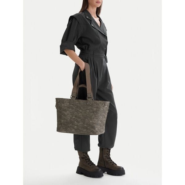Torebka G-Star Raw. Szare shopper bag G-Star Raw, bez wzorów, bez dodatków. Za 158.99 zł.