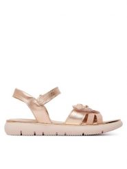 Primigi Sandały 1435111 S Złoty. Żółte sandały dziewczęce Primigi, ze skóry, bez obcasa, bez zapięcia. Za 329.99 zł.