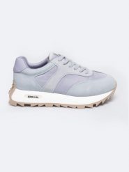 Sneakersy damskie ze skóry naturalnej niebieskie RR274899 401. Niebieskie obuwie sportowe damskie Big Star, ze skóry, bez zapięcia. W wyprzedaży za 199.99 zł.