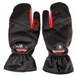Rękawice narciarskie Karlslund Lux. Czarne rękawiczki damskie KARLSLUND, bez wzorów, ze skóry. Za 238.50 zł.