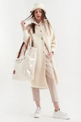 Płaszcz damski EMPORIO ARMANI. Płaszcze damskie Emporio Armani, bez wzorów, bez kaptura. W wyprzedaży za 4,311.20 zł.
