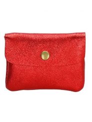 Charm Portfel "Elisa" w kolorze czerwonym - 11 x 1,5 x 7,5 cm rozmiar: onesize. Czerwone portfele damskie Charm, bez wzorów, z materiału. Za 34.99 zł.