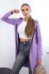 Bluza sukienkowa z kapturem ciemny fiolet. Bluzy damskie KESI, l, bez wzorów, z bawełny, z kapturem. Za 234.40 zł.