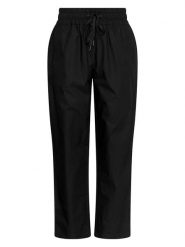 MOSS COPENHAGEN Spodnie w kolorze czarnym rozmiar: XL. Czarne spodnie materiałowe damskie Moss Copenhagen, bez wzorów, z bawełny. Za 140.53 zł.