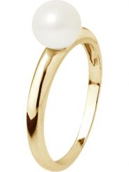 Pearl Addict Złoty pierścionek z perłą rozmiar: 62. Białe pierścionki damskie Pearl Addict, z perłą, złote. Za 680.85 zł.