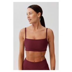 Stanik sportowy fitness Rough Radical Aven Sports Bra. Czerwone biustonosze sportowe damskie ROUGH RADICAL, bez wzorów. Za 139.90 zł.