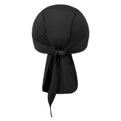 Czapka sportowa piratka. Czarne czapki damskie ROCKBROS, bez wzorów, z jedwabiu. Za 69.99 zł.