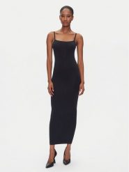 Wolford Sukienka codzienna Strap Fatal 57185 Czarny Slim Fit. Czarne sukienki damskie Wolford, bez wzorów, z syntetyku, bez ramiączek. Za 729.99 zł.