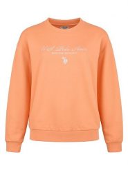 U.S. Polo Assn. Bluza w kolorze łososiowym rozmiar: S. Pomarańczowe bluzy damskie U.S. Polo Assn., s, bez wzorów, bez kaptura. Za 144.92 zł.
