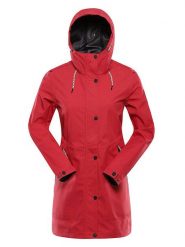 Alpine Pro Parka "Perfeta" w kolorze czerwonym rozmiar: S. Czerwone parki damskie Alpine Pro, s, bez kaptura. Za 399.71 zł.