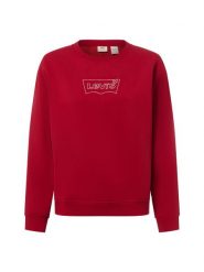 Levi's Bluza Kobiety czerwony, S. Czerwone bluzy damskie Levi's, s, bez wzorów, bez kaptura. Za 169.95 zł.