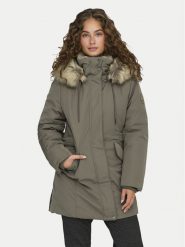 ONLY Parka New Priska 15300627 Szary Regular Fit. Szare parki damskie Only, m, z syntetyku, bez kaptura. Za 279.99 zł.