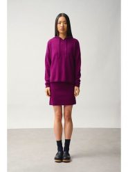 AUTHENTIC CASHMERE Kaszmirowy sweter "Dorte" w kolorze fioletowym rozmiar: M. Różowe swetry klasyczne damskie AUTHENTIC CASHMERE, m, z kaszmiru, bez kołnierzyka. Za 462.29 zł.