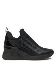 MICHAEL Michael Kors Sneakersy Wills Wedge Trainer 43S2WIFS1D Czarny. Czarne obuwie sportowe damskie MICHAEL Michael Kors, z materiału, bez zapięcia. Za 709.99 zł.