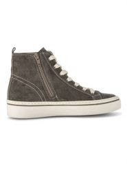 Gabor Skórzane sneakersy w kolorze khaki rozmiar: 40. Brązowe obuwie sportowe damskie Gabor, ze skóry, za kostkę, bez zapięcia. Za 262.91 zł.