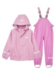 Helly Hansen 2-częściowy zestaw przeciwdeszczowy "Bergen 2.0" w kolorze jasnoróżowym rozmiar: 128. Różowe kalosze damskie Helly Hansen, bez wzorów, z materiału. Za 161.45 zł.